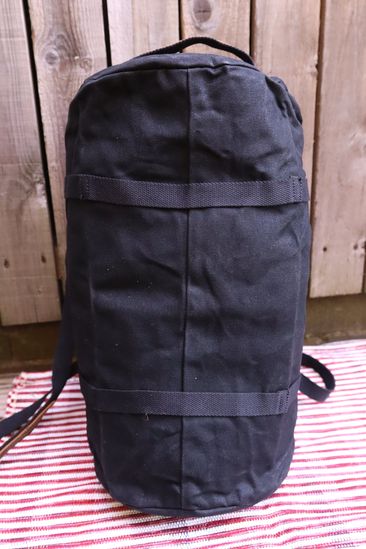 Heavy duty Waxed Canvas Sissy Bar Bag