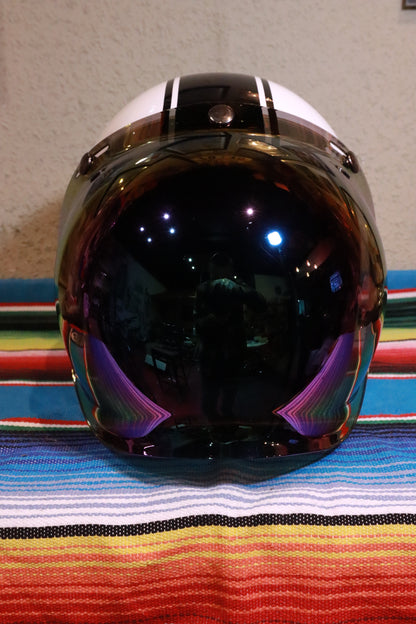 Oil Slick Bubble Visor