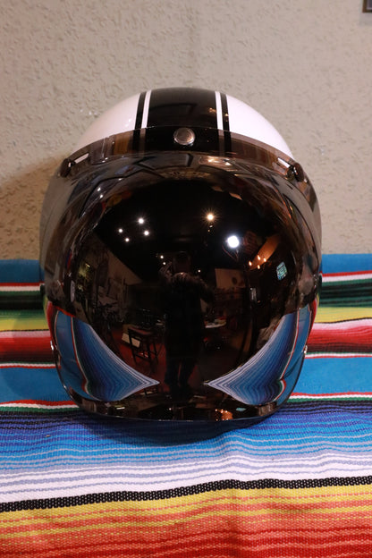 Chrome Mirror Bubble Visor