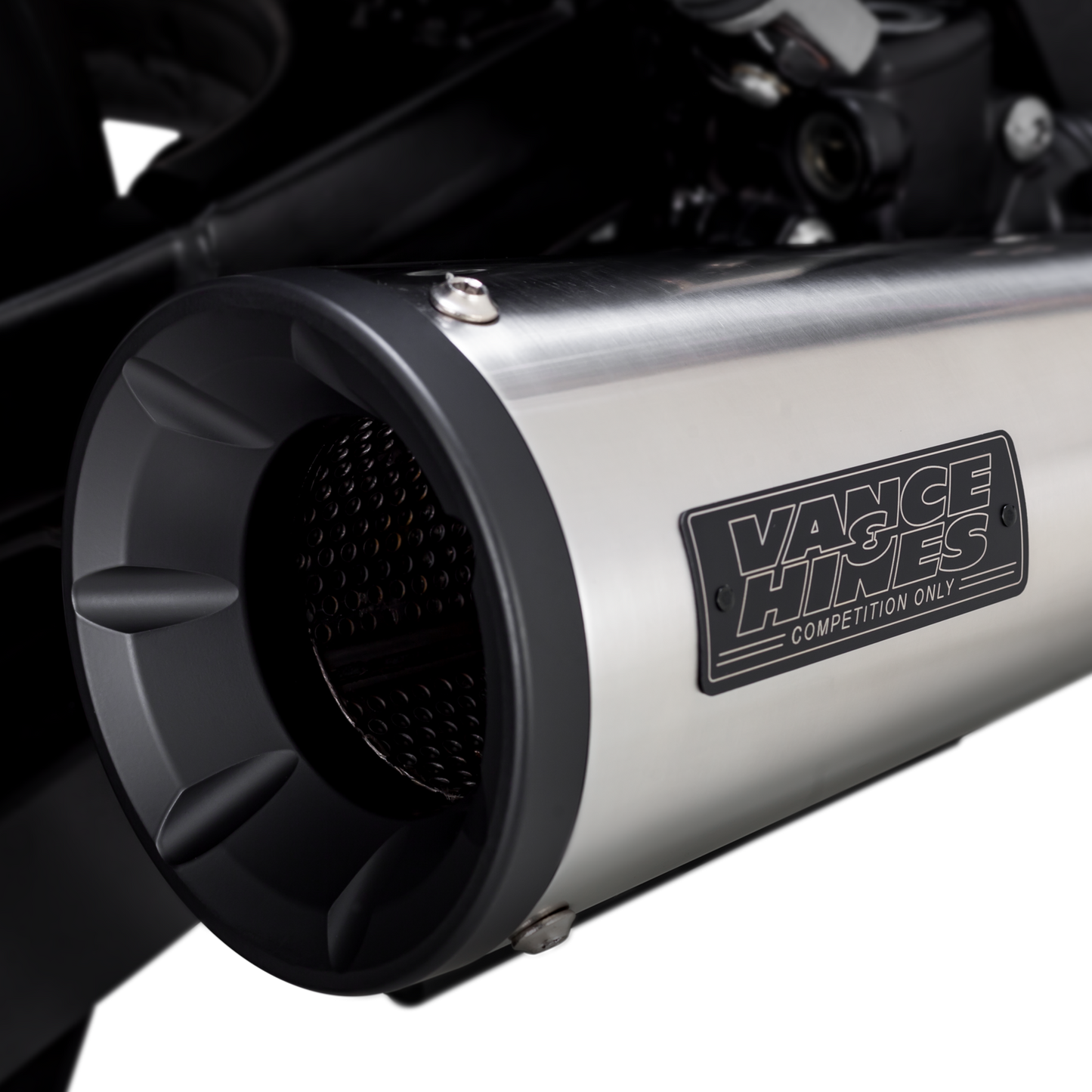 VANCE & HINES, STAINLESS 2-1 UPSWEEP EXHAUST. BRUSHED 04-22 XL