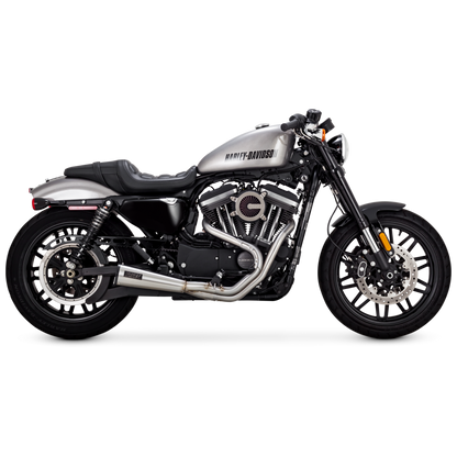 VANCE & HINES, STAINLESS 2-1 UPSWEEP EXHAUST. BRUSHED 04-22 XL