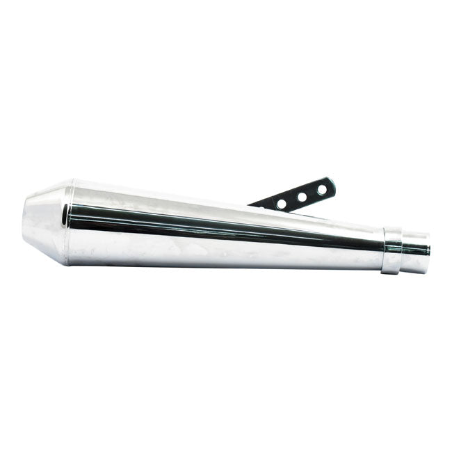 MCS MEGATON UNIVERSAL MUFFLER 18" LONG CHROME