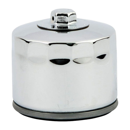 MCS, SPIN-ON OIL FILTER, MAGNETIC WITH TOP NUT. CHROME