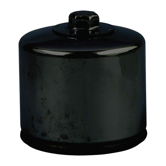 MCS, SPIN-ON OIL FILTER, MAGNETIC WITH TOP NUT. BLACK