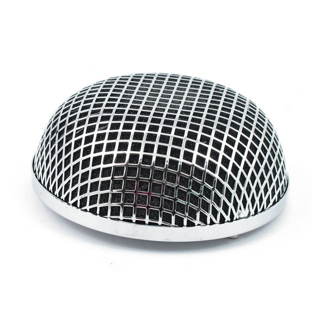 MCS BREATHER STYLE AIR CLEANER ASSEMBLY, ROUND. CHROME- 90-17(NU)B.T.; 88-22 XL