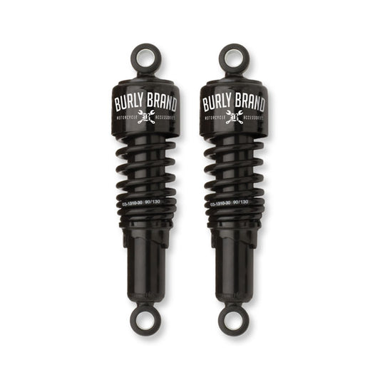 BURLY, SLAMMER 10.5" LOWERING SHOCKS. BLACK 04-21XL