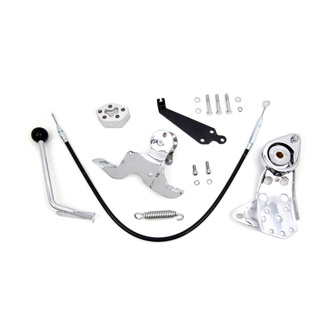 JOCKEY SHIFTER CONVERSION KIT. CHROME 89-99 FXST