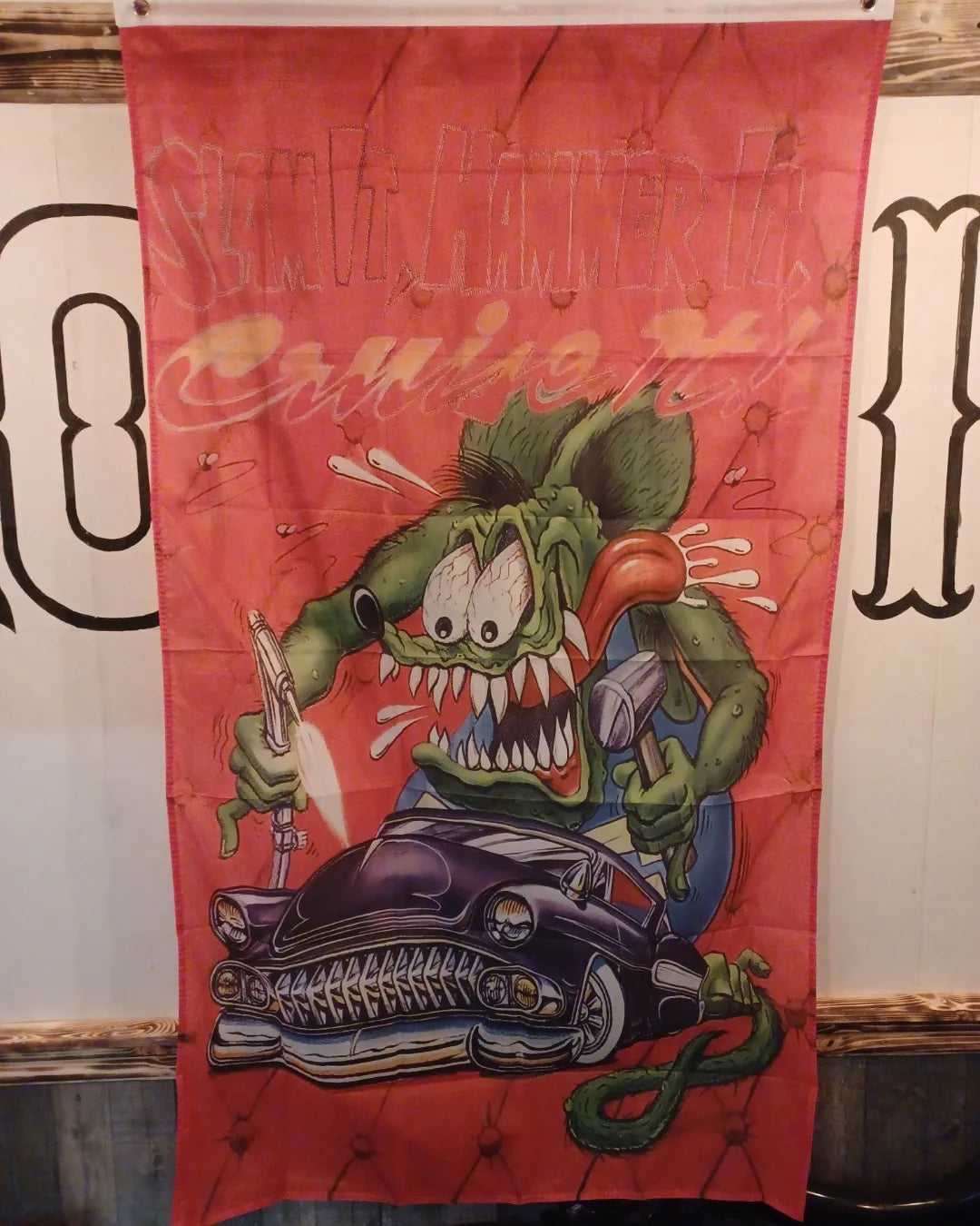 Rat Slamhammer Flag