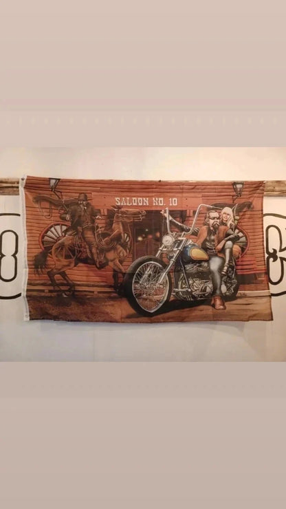 Chopper Saloon Flag