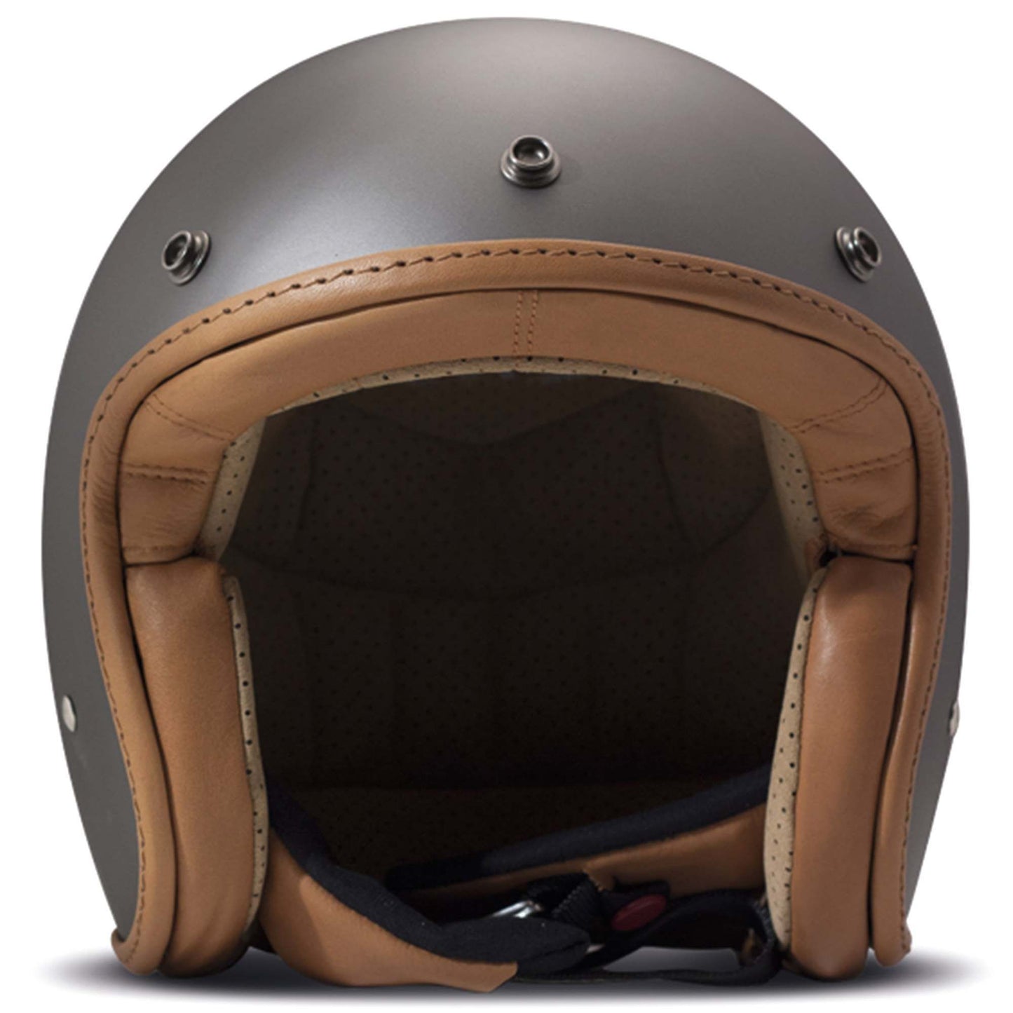 DMD VINTAGE PILLOW MATTE HELMET - GREY / BROWN