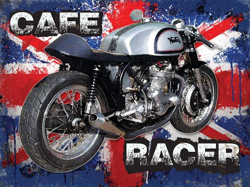 Norton Cafe Racer Metal Sign