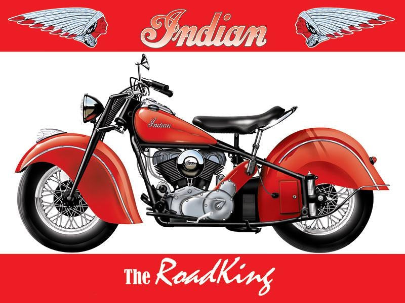 Indian Motorcycles Metal Sign