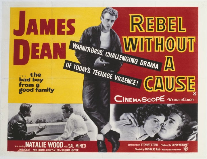 James Dean Rebel Without A Cause Metal Sign