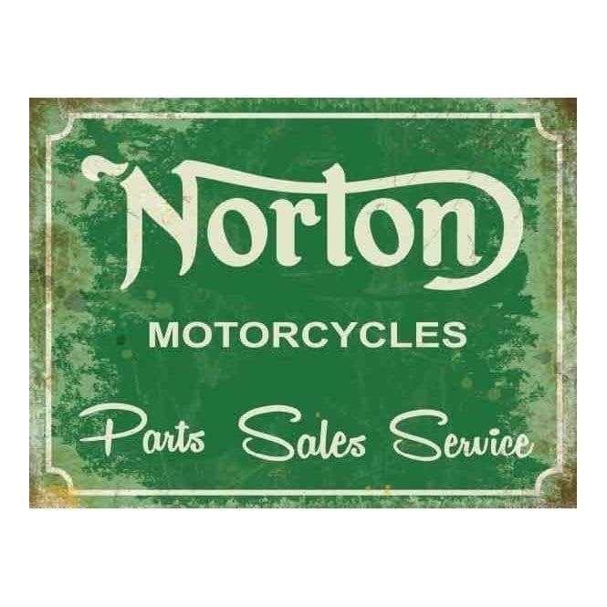 Norton Motorcycles Metal Sign