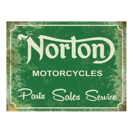 Norton Motorcycles Metal Sign