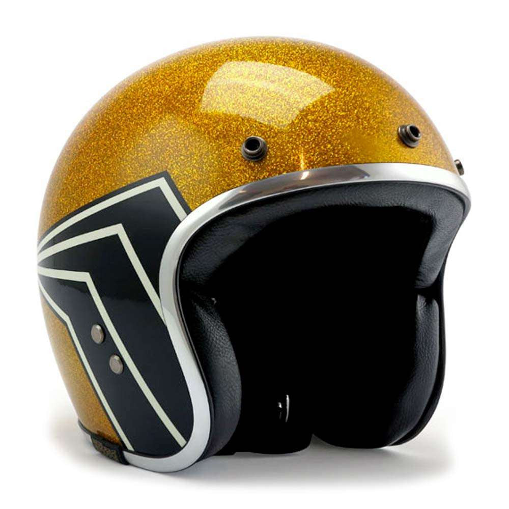 Roeg x 13 And A Half Magazine Skull Bucket - Gold Metal Flake